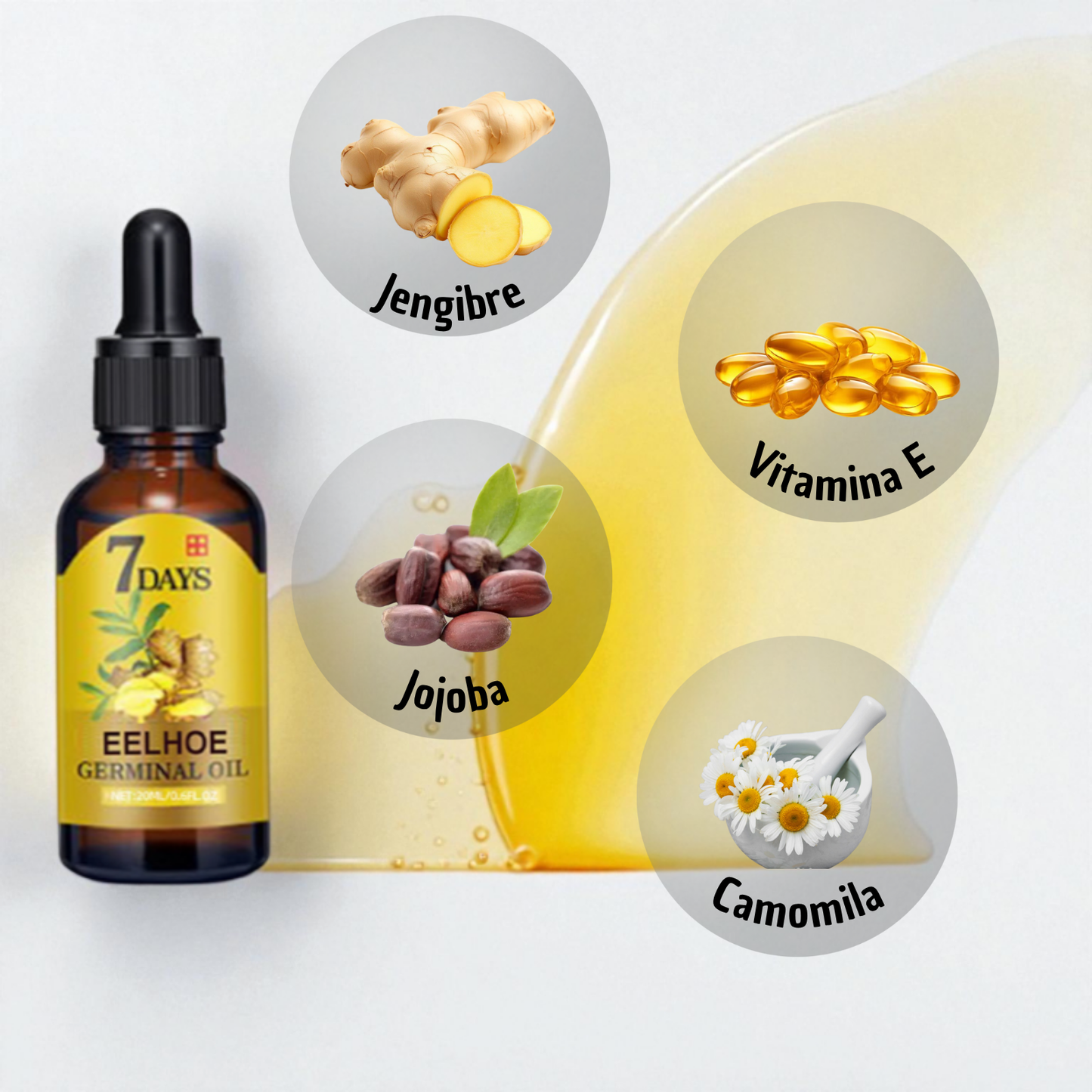 Aceite de Jengibre Capilar – Estimulante y Fortificante Natural